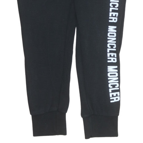 Moncler Men Black Logo Jogger Trousers Size L