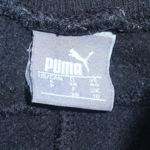 Puma Women's Black Size 10 Fleece Sweatpants Joggers