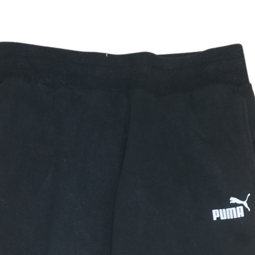 Puma Women's Black Size 10 Fleece Sweatpants Joggers