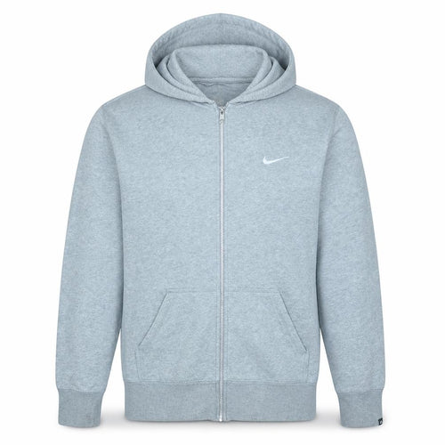 Nike Men's Grey Full Zip Hoodie L Athletic Dept Fleece