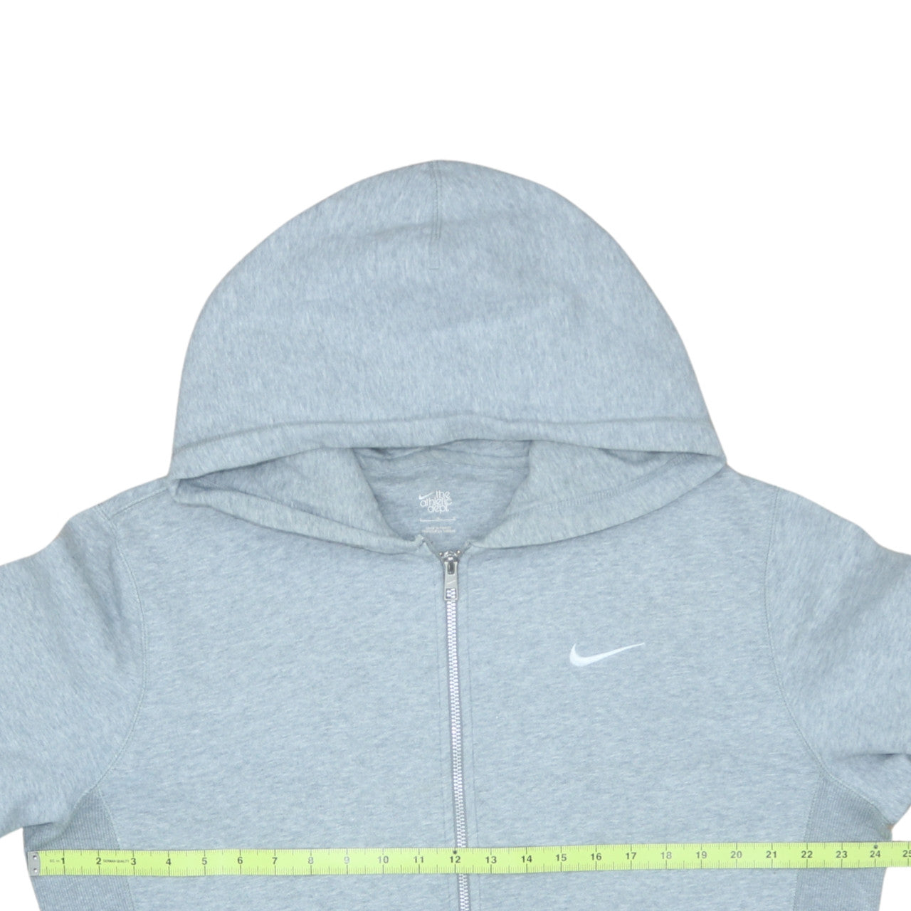 Nike Men's Grey Full Zip Hoodie L Athletic Dept Fleece
