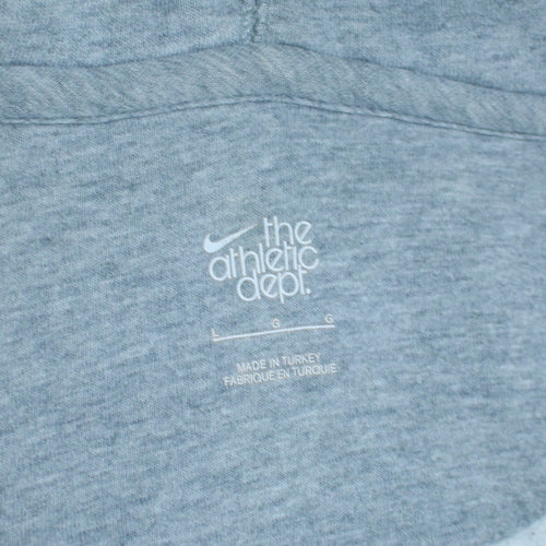 Nike Men's Grey Full Zip Hoodie L Athletic Dept Fleece
