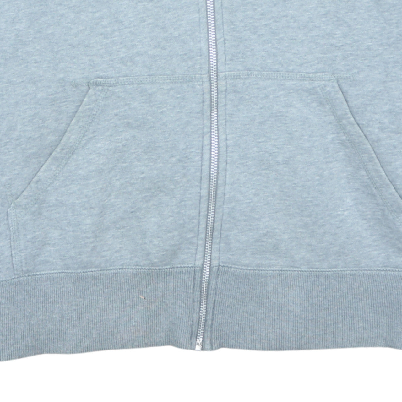 Nike Men's Grey Full Zip Hoodie L Athletic Dept Fleece