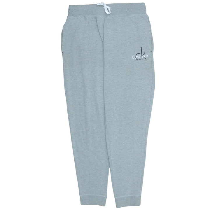 Calvin Klein Men’s Grey Sweatpants M Elastic Waist Tapered Fit