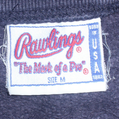 Rawlings Mens Blue Colorado Buffaloes Pullover Sweatshirt M