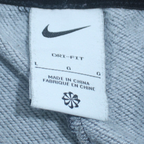 Nike Men's Grey Dri-FIT Jogger Sweatpants L Regular Fit