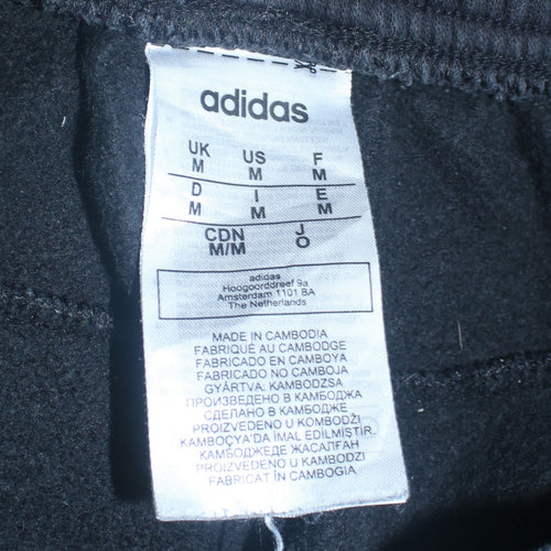 adidas Men's Black Jogger Sweatpants Medium Regular Fit Casual