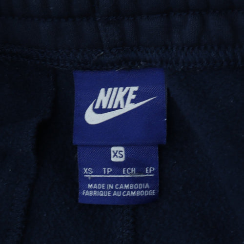 Nike Men's Blue XS Jogger Sweatpants Fleece Tapered Fit