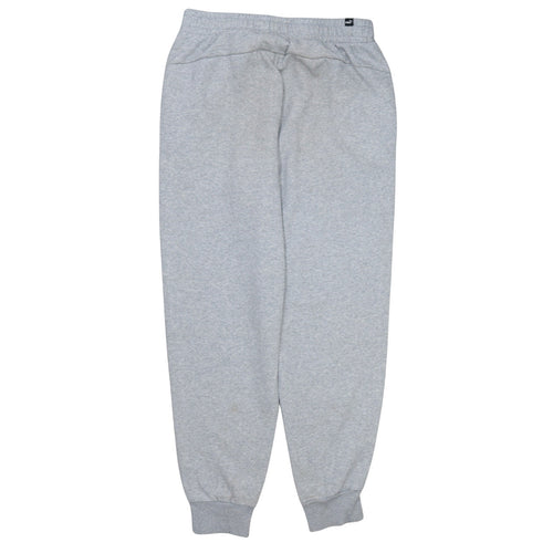 Puma Men’s Grey Fleece Sweatpants L Regular Fit Casual Tapered