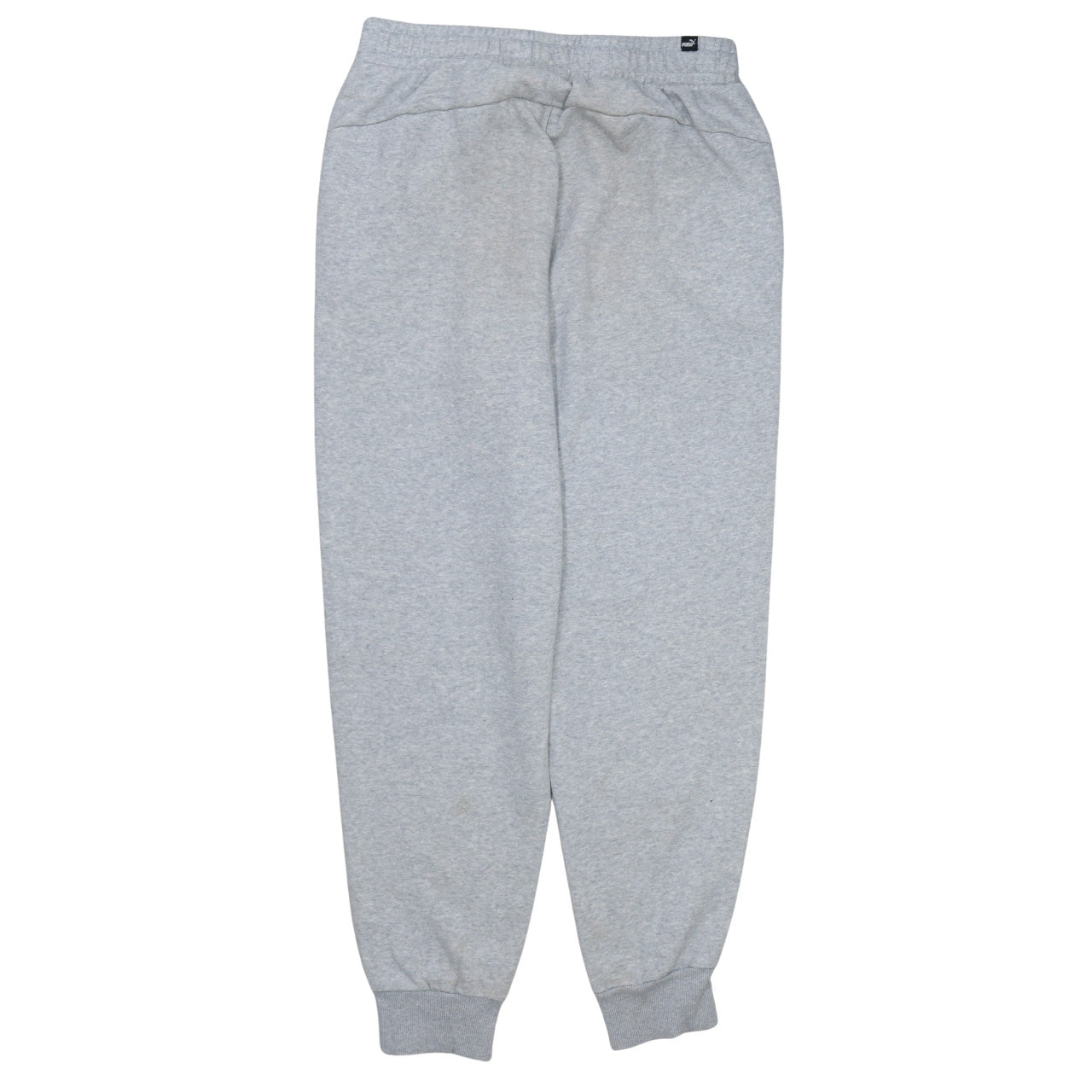 Puma Men’s Grey Fleece Sweatpants L Regular Fit Casual Tapered