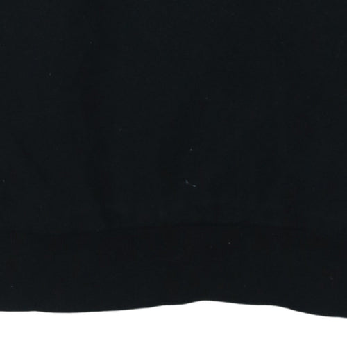Ellesse Men’s Black Regular Fit Crew Neck Pullover Sweatshirt S