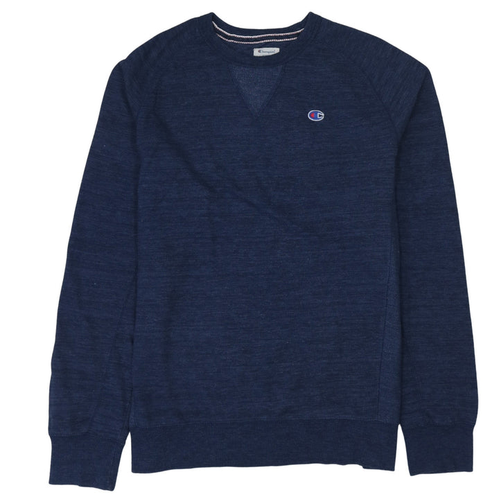 Champion Men's Blue Crew Neck Pullover Sweatshirt Medium