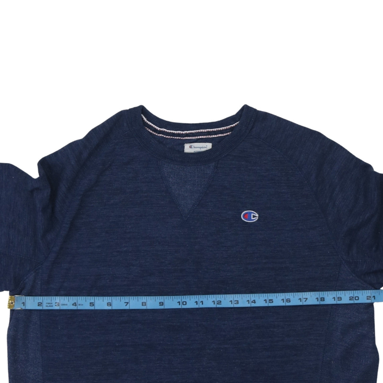 Champion Men's Blue Crew Neck Pullover Sweatshirt Medium