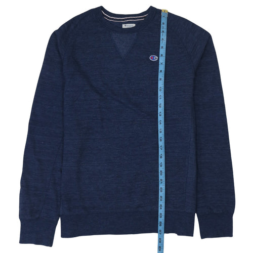 Champion Men's Blue Crew Neck Pullover Sweatshirt Medium