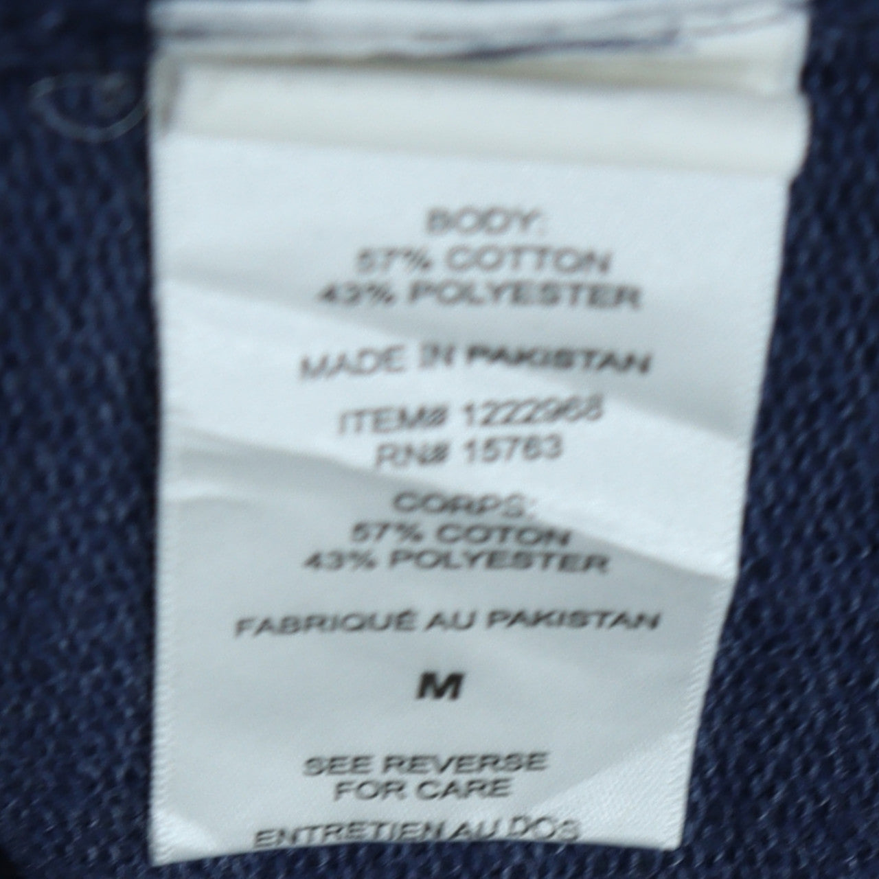 Champion Men's Blue Crew Neck Pullover Sweatshirt Medium