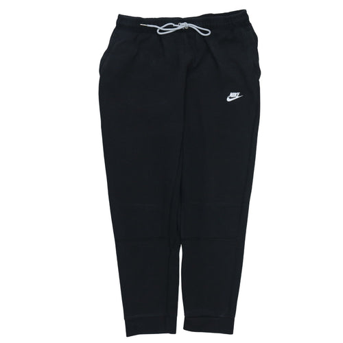 Nike Men's Black Jogger Sweatpants L Cotton Tapered Fit