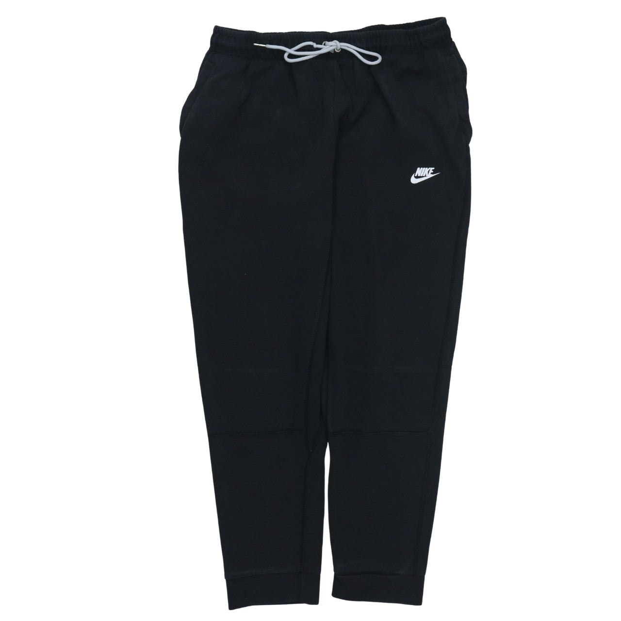 Nike Men's Black Jogger Sweatpants L Cotton Tapered Fit