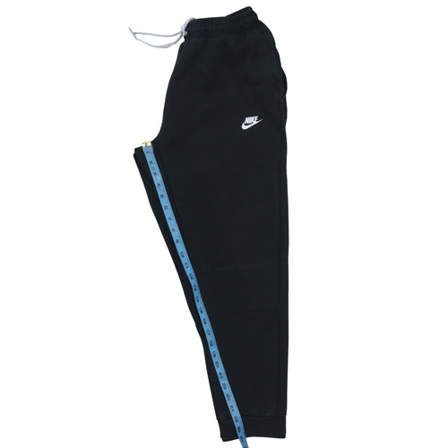 Nike Men's Black Jogger Sweatpants L Cotton Tapered Fit
