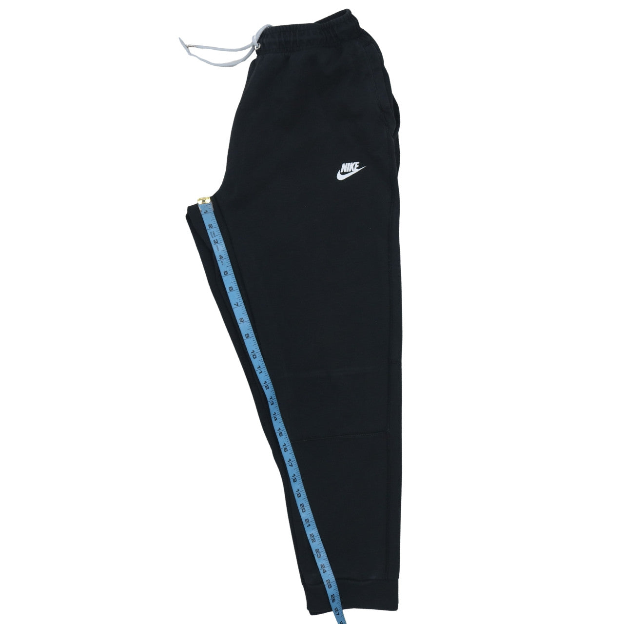 Nike Men's Black Jogger Sweatpants L Cotton Tapered Fit