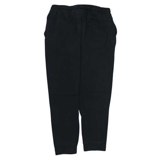 Nike Men's Black Jogger Sweatpants L Cotton Tapered Fit