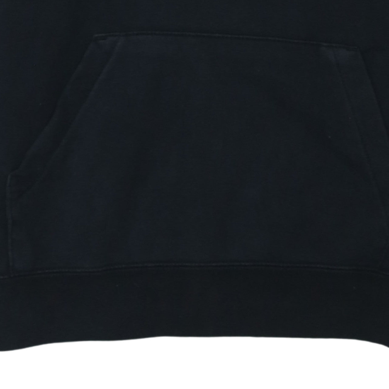 Nike Mens Black Pullover Hoodie Medium Logo Fleece Sweatshirt