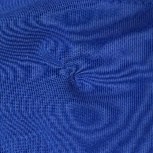 Emporio Armani EA7 Men's Blue L Logo Crew Neck Short Sleeve T-Shirt