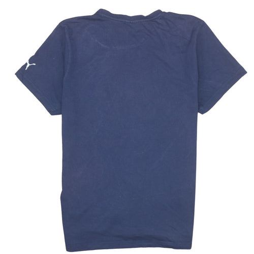 Puma Men's Blue SIF Sports Graphic Print T-Shirt XL