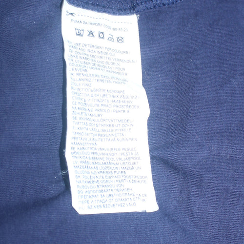 Puma Men's Blue SIF Sports Graphic Print T-Shirt XL