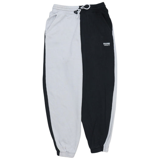 adidas Women’s Black & White Colourblock Sweatpants Size 14