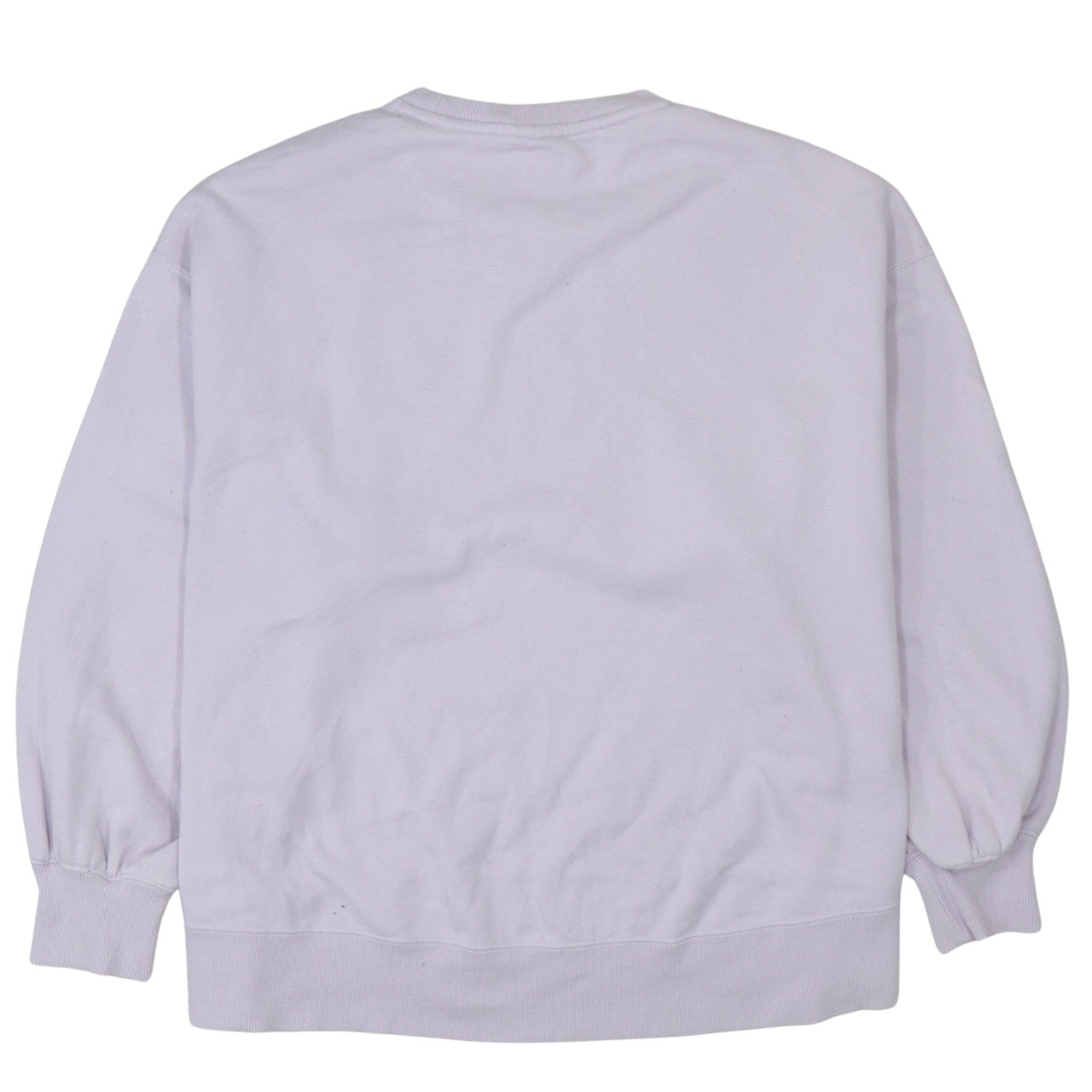 Puma Womens Lilac Crew Neck Pullover Sweatshirt Size L Relaxed Fit