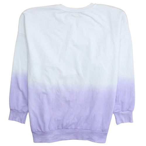 Disney Stitch at George Women’s White Purple Pullover Sweatshirt Size 8-10