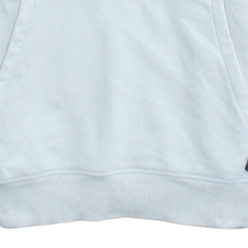 Puma Men's White & Black Pullover Hoodie Size S Sportswear