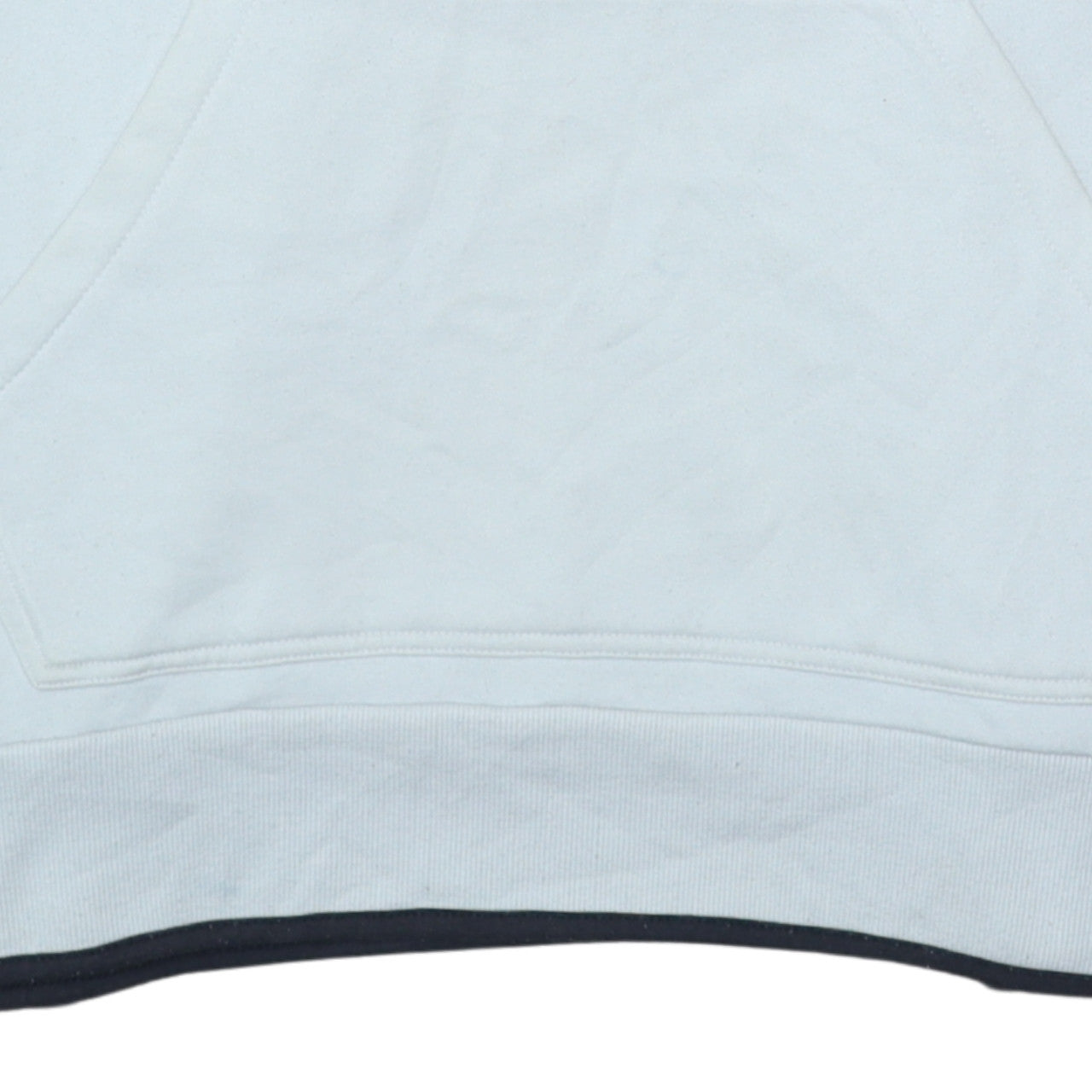 Adidas Mens White XL Pullover Hoodie with Logo Stripes