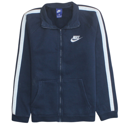Nike Men's Blue Full Zip Fleece Sweatshirt Medium Sportswear