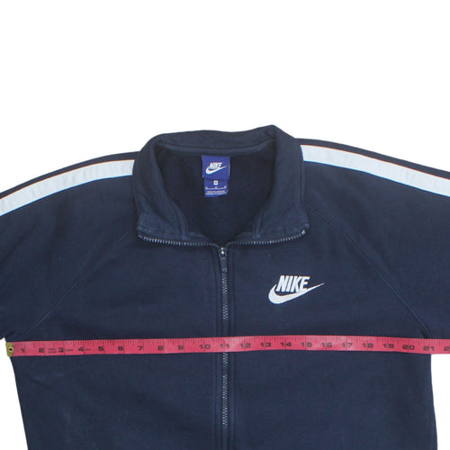 Nike Men's Blue Full Zip Fleece Sweatshirt Medium Sportswear