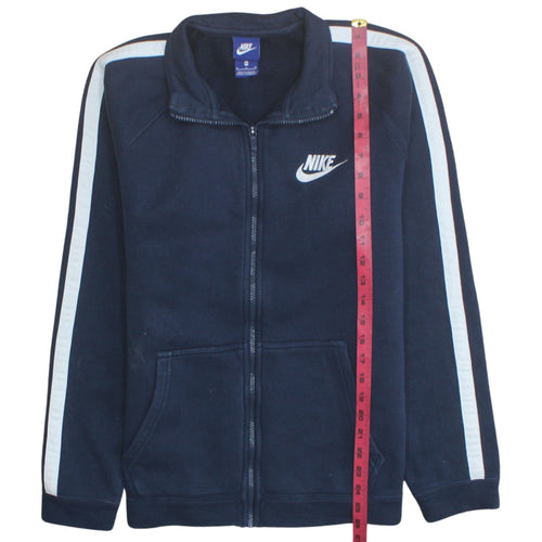 Nike Men's Blue Full Zip Fleece Sweatshirt Medium Sportswear