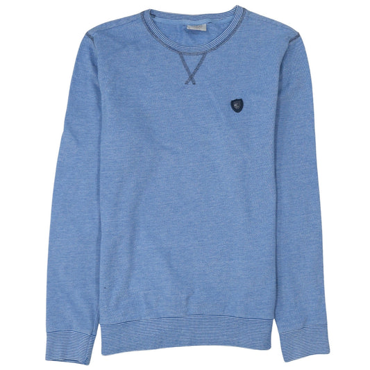 883 Police Men's Blue Cotton Crew Neck Pullover Sweatshirt Size L