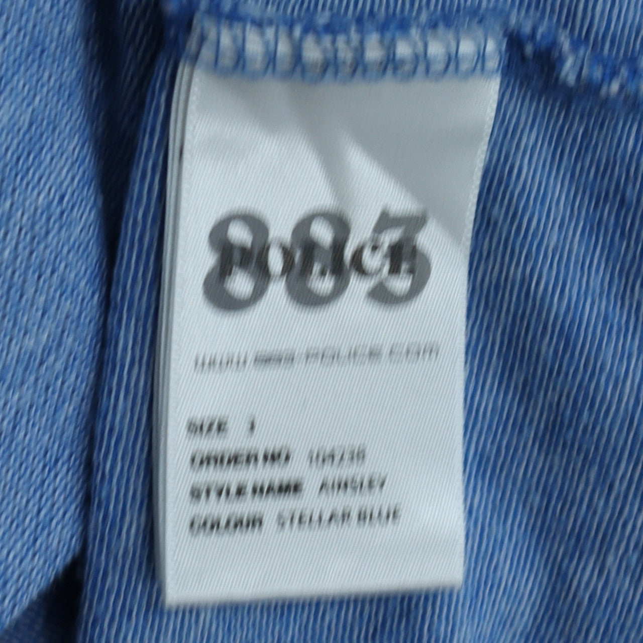 883 Police Men's Blue Cotton Crew Neck Pullover Sweatshirt Size L