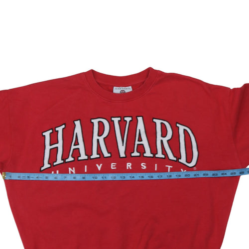 F&F Women Red Harvard University Logo Sweatshirt Size 14