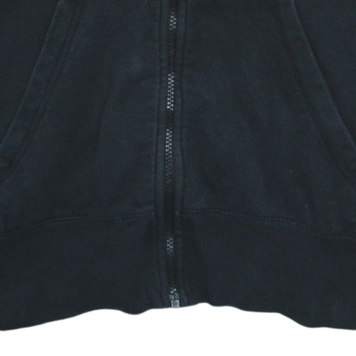 Nike Men's Black Full Zip Hoodie L Regular Fit Fleece Sweatshirt