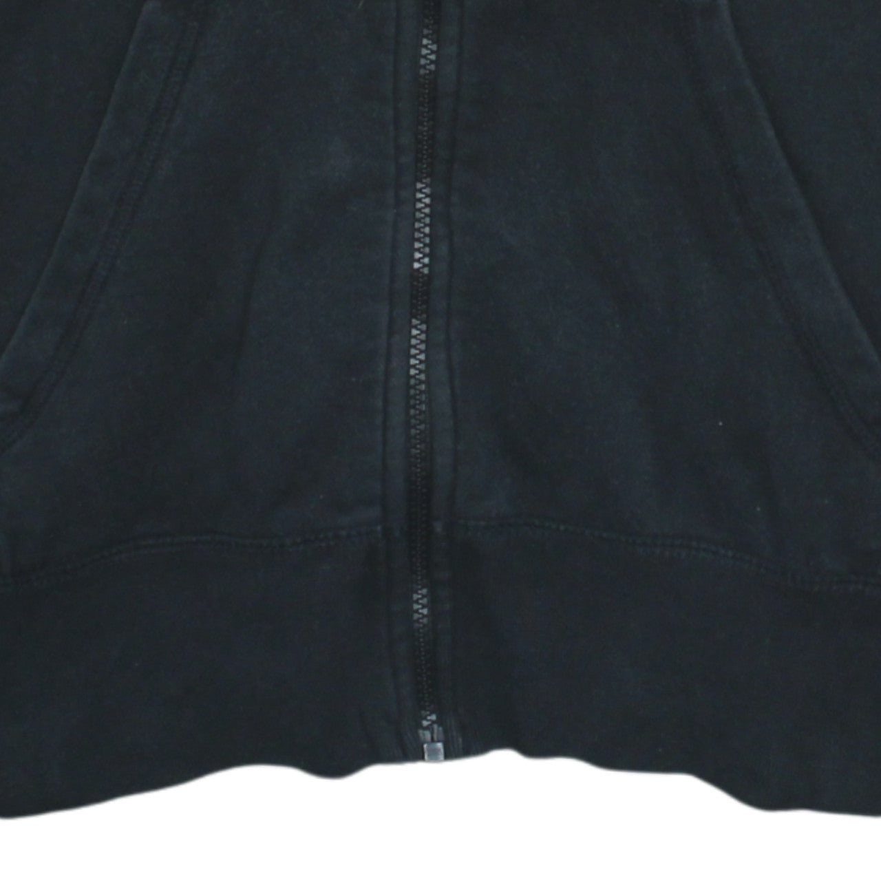 Nike Men's Black Full Zip Hoodie L Regular Fit Fleece Sweatshirt