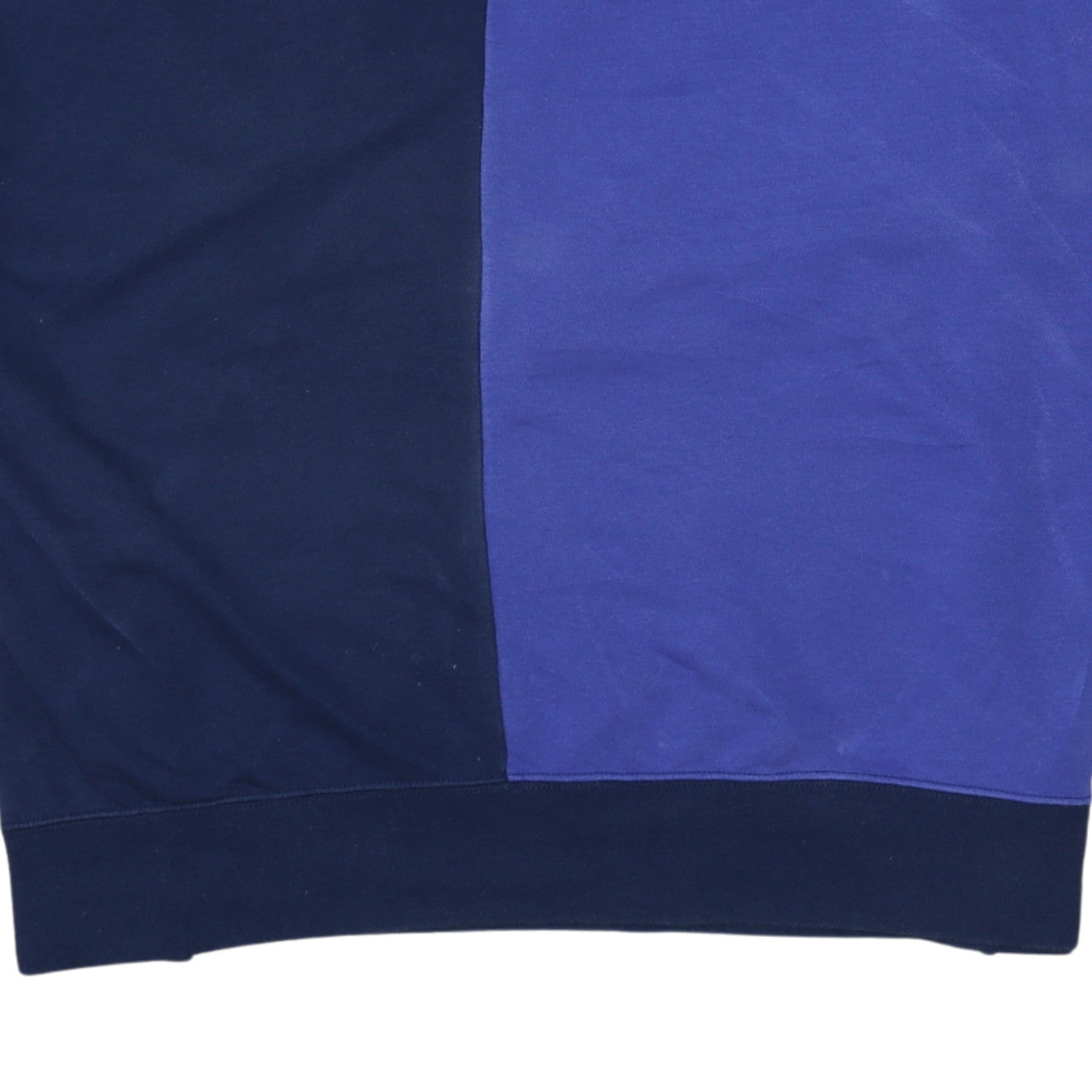 Nike Womens Blue Colourblock Crew Neck Sweatshirt Size L