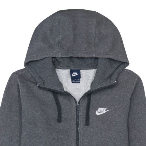 Nike Men's Grey Full Zip Hoodie Small Fleece Sportswear