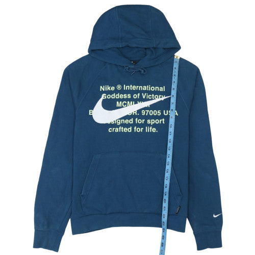 Nike Men's Blue Pullover Hoodie Small Regular Fit Fleece Sweatshirt
