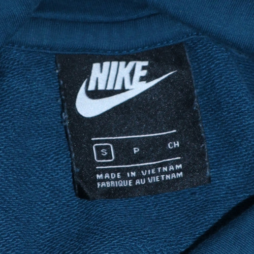 Nike Men's Blue Pullover Hoodie Small Regular Fit Fleece Sweatshirt