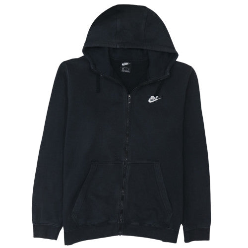 Nike Men's Black XL Full Zip Hoodie Fleece Sweatshirt