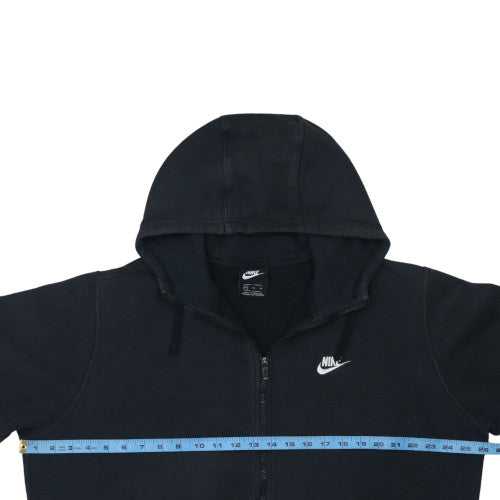 Nike Men's Black XL Full Zip Hoodie Fleece Sweatshirt