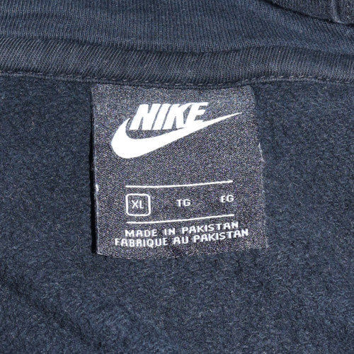 Nike Men's Black XL Full Zip Hoodie Fleece Sweatshirt