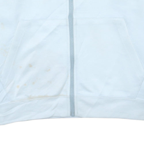 Nike Boys Light Blue Full Zip Hoodie XL 158-170cm Polyester Blend
