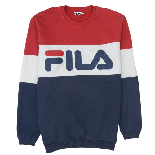 Fila Men’s Multicoloured Crew Neck Pullover Sweatshirt M